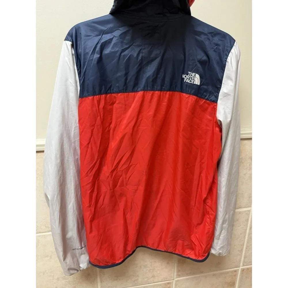 The North Face Fanorak Windwall Packable Windbreaker Jacket Color block Men's S